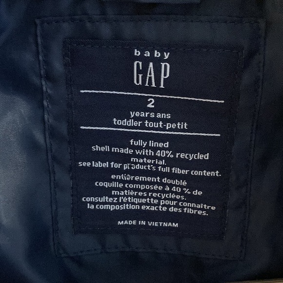 Baby Gap Varsity Jacket - Size 2T - Picture 3 of 4